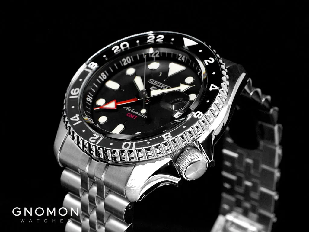 Seiko 5 Sports GMT Series Black Ref. SBSC001