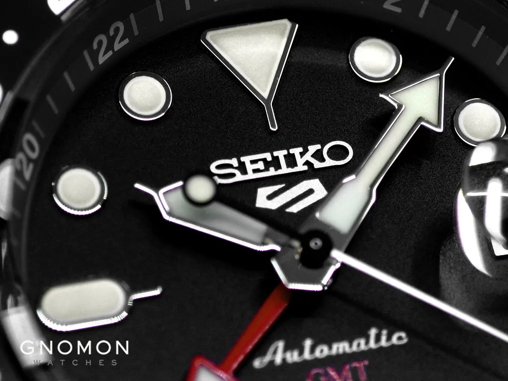 Seiko 5 Sports GMT Series Black Ref. SBSC001