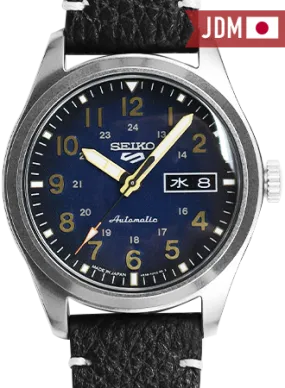 Seiko 5 Sports “Military Style” Blue - Leather Ref. SBSA119