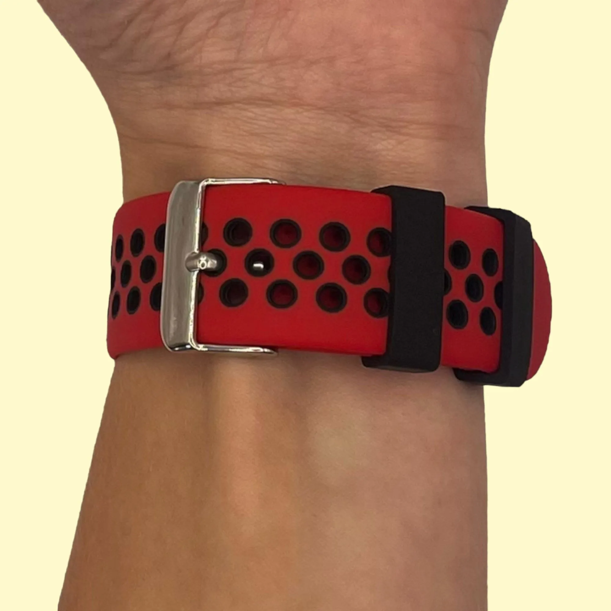 Silicone Sports Straps Compatible with the Garmin Hero Legacy (40mm)