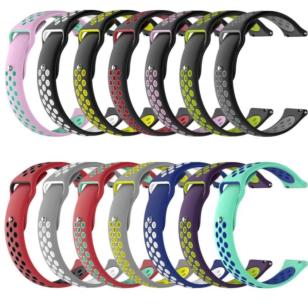 Silicone Sports Straps Compatible with the Samsung Galaxy Watch 4 (40 & 44mm)