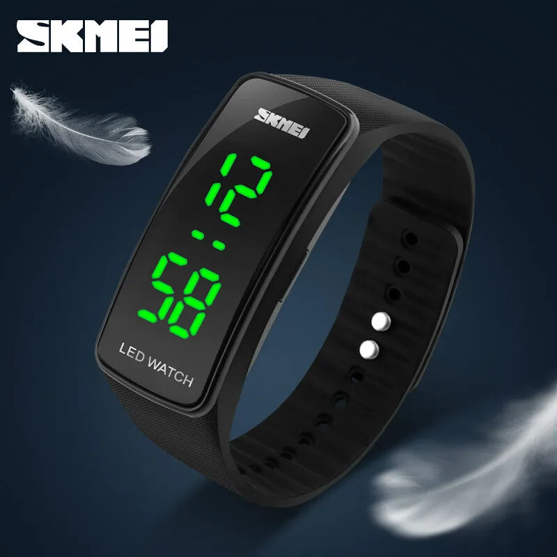 Skmei LED Digital Sports Watch Fashion Casual Dress Waterproof Outdoor Watch Dual Time Wristwatch