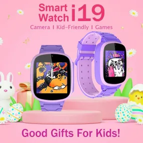 Smartwatch For Puzzles Game HD Touch Camera  Music Player Pedometer Alarm Clock Calculator For Boy Girl 4-12 Years Old New Gift