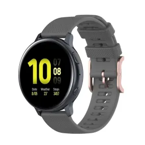 Smartwatch Silikone Rem (20mm) Prikket - Grå / Rose Gold