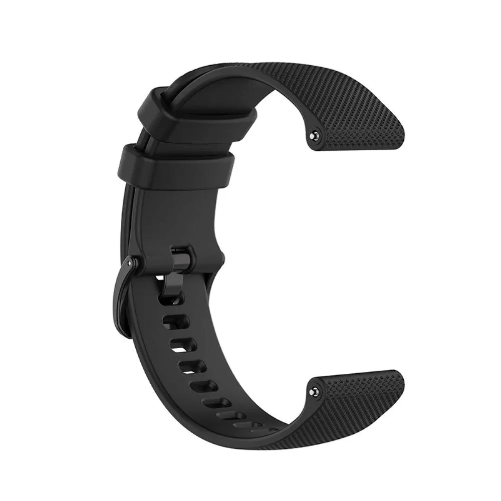 Smartwatch Silikone Rem (20mm) Prikket - Sort