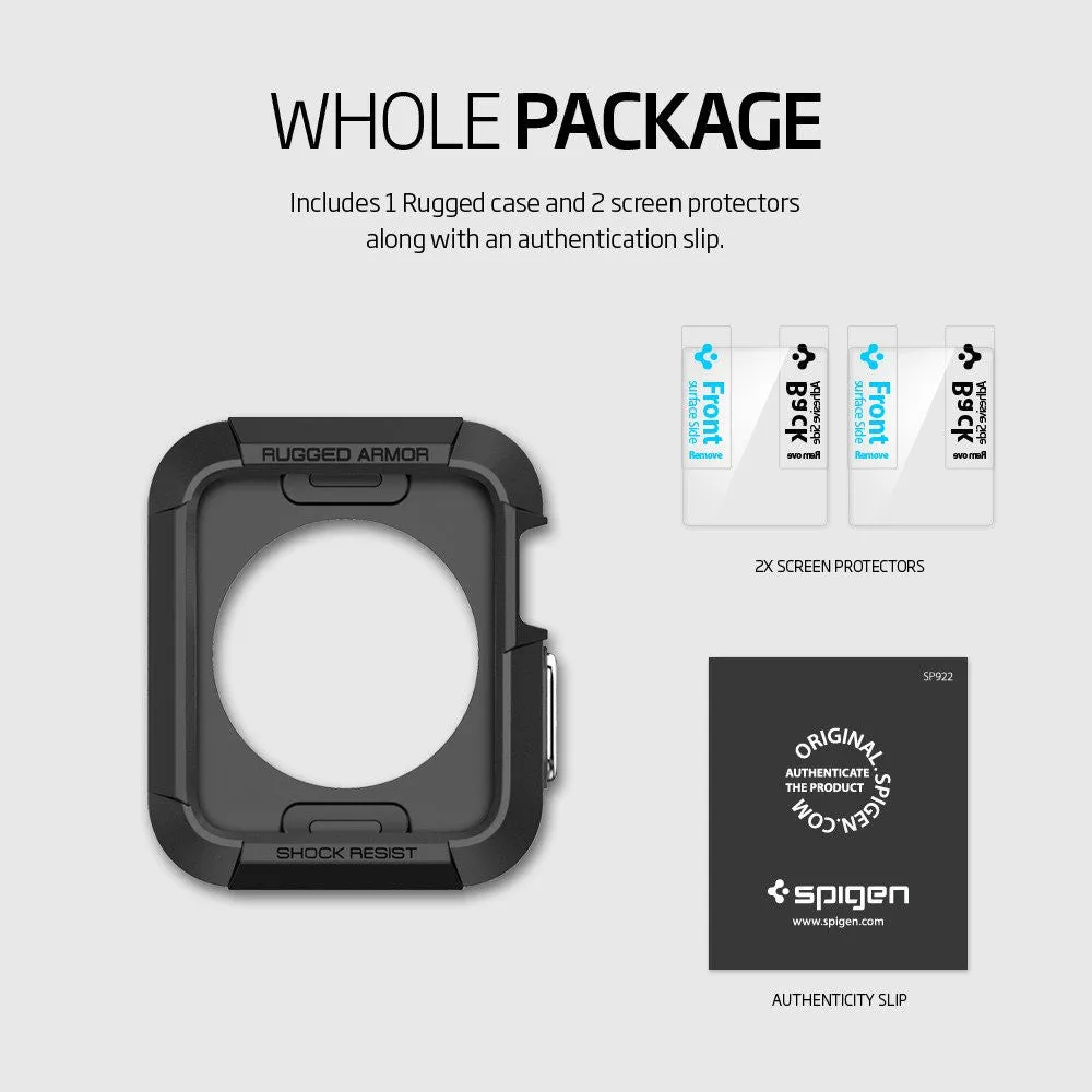 Spigen - Rugged Armor Apple Watch 1 & 2 (42mm) Case