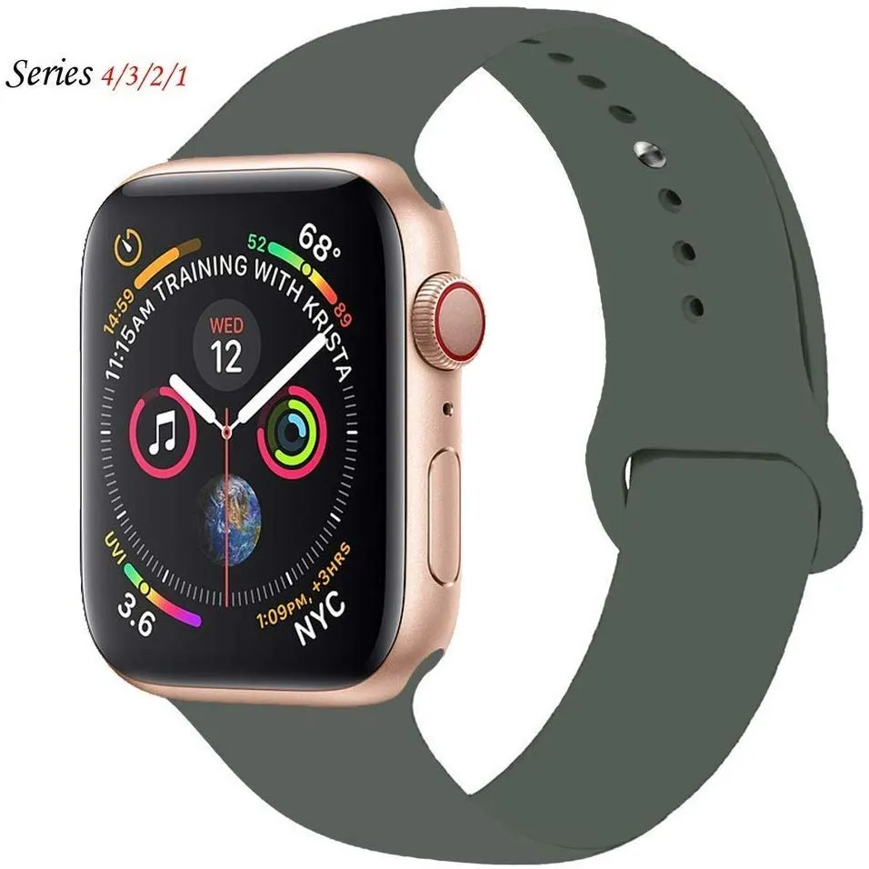 Sports Silicone Band for iWatch 42mm | 44mm | 45mm |