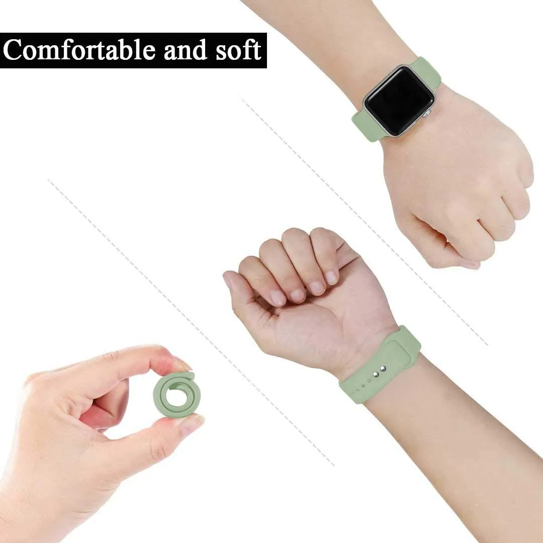 Sports Silicone Band for iWatch 42mm | 44mm | 45mm |