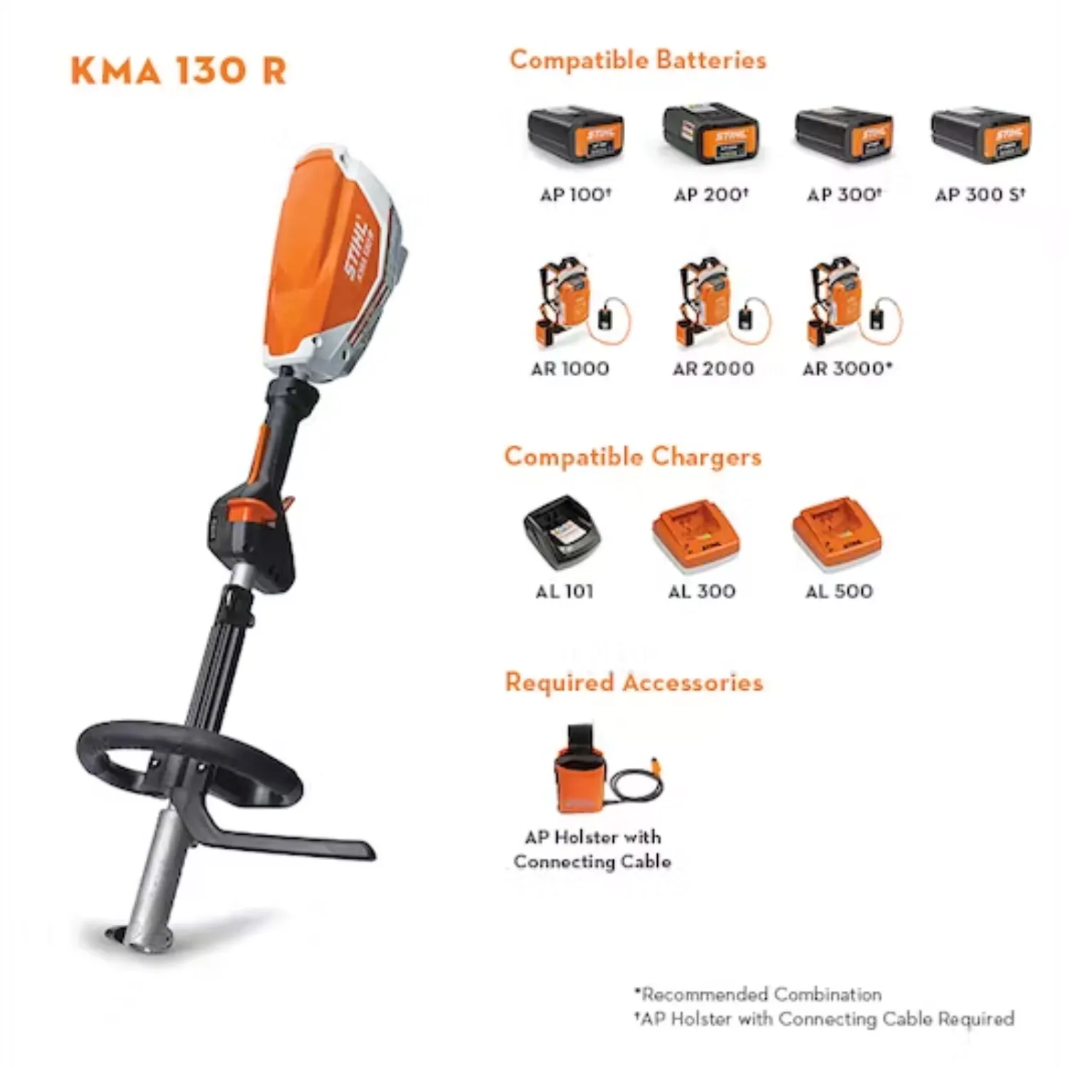 STIHL KMA 130 R KombiMotor Unit Only