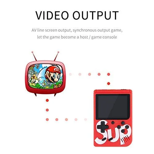 Sup Video Game for Kids 400 games in 1 Including Supermario and Contra