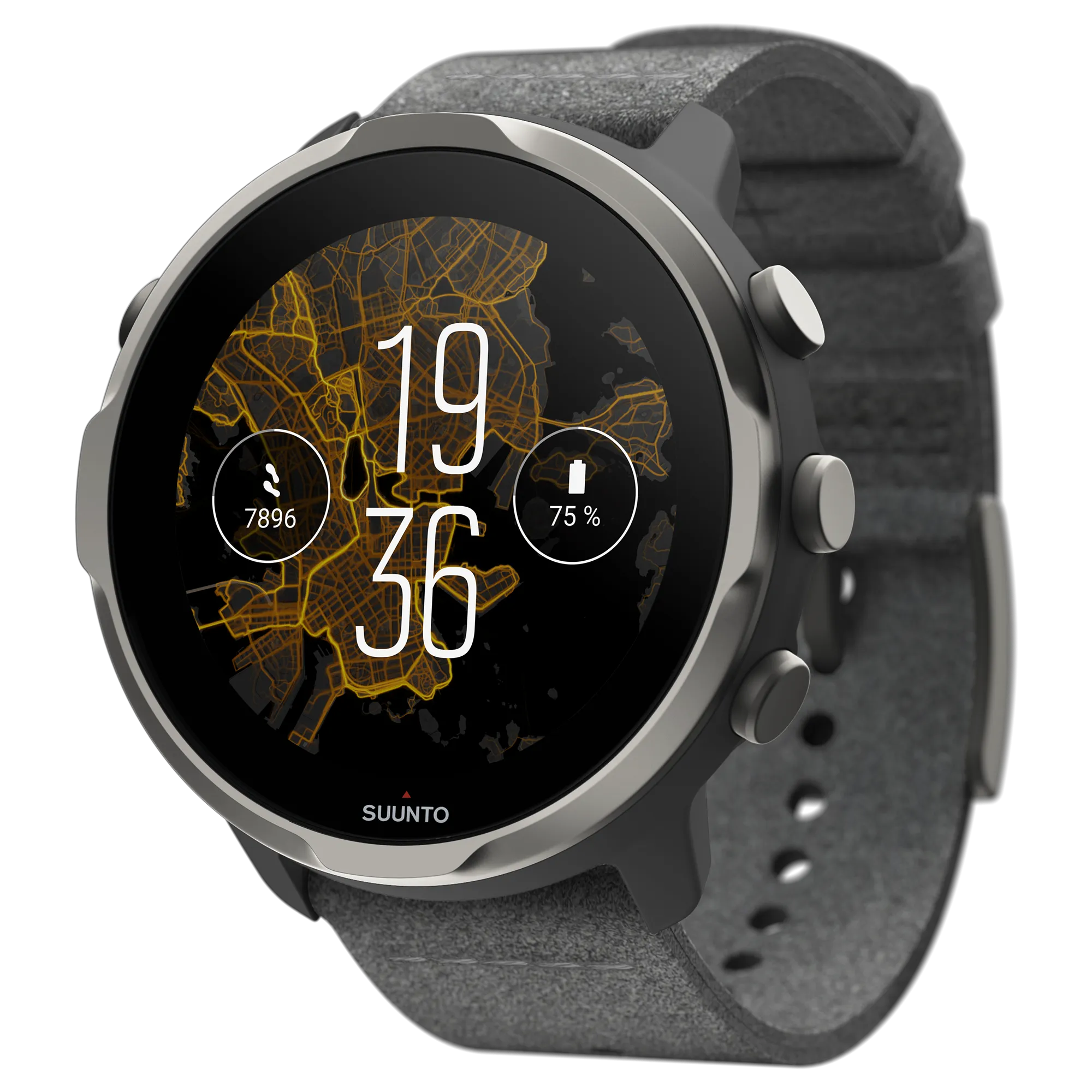 Suunto 7 Graphite Limited Edition GPS Smartwatch with Versatile Sports Experience (SS050595000)