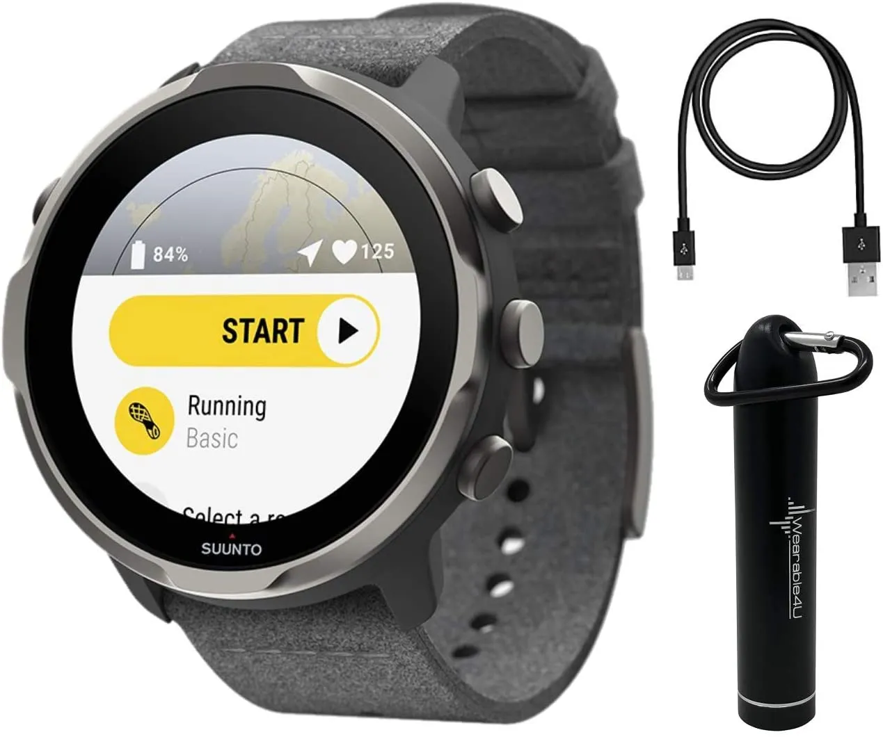 Suunto 7 Graphite Limited Edition GPS Smartwatch with Versatile Sports Experience (SS050595000)