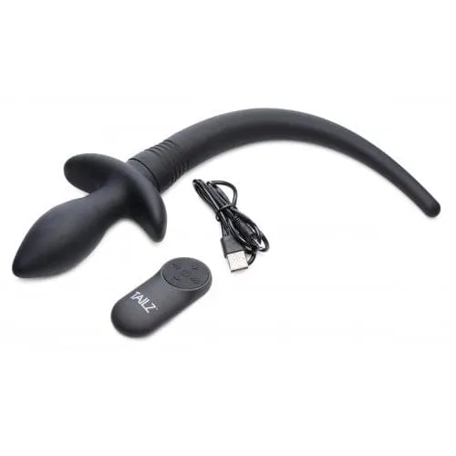 Tailz Waggerz Remote Control Wagging and Vibrating Puppy Tail and Anal Plug