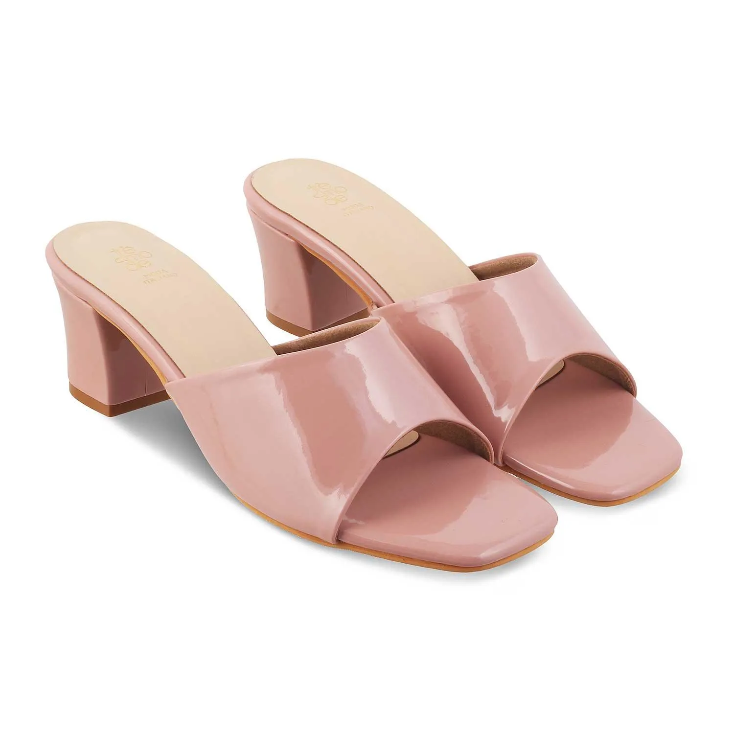 The Laguna Pink Women's Dress Block Heel Sandals Tresmode