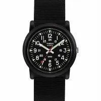 Timex Mens Black Strap Analog Camper Watch