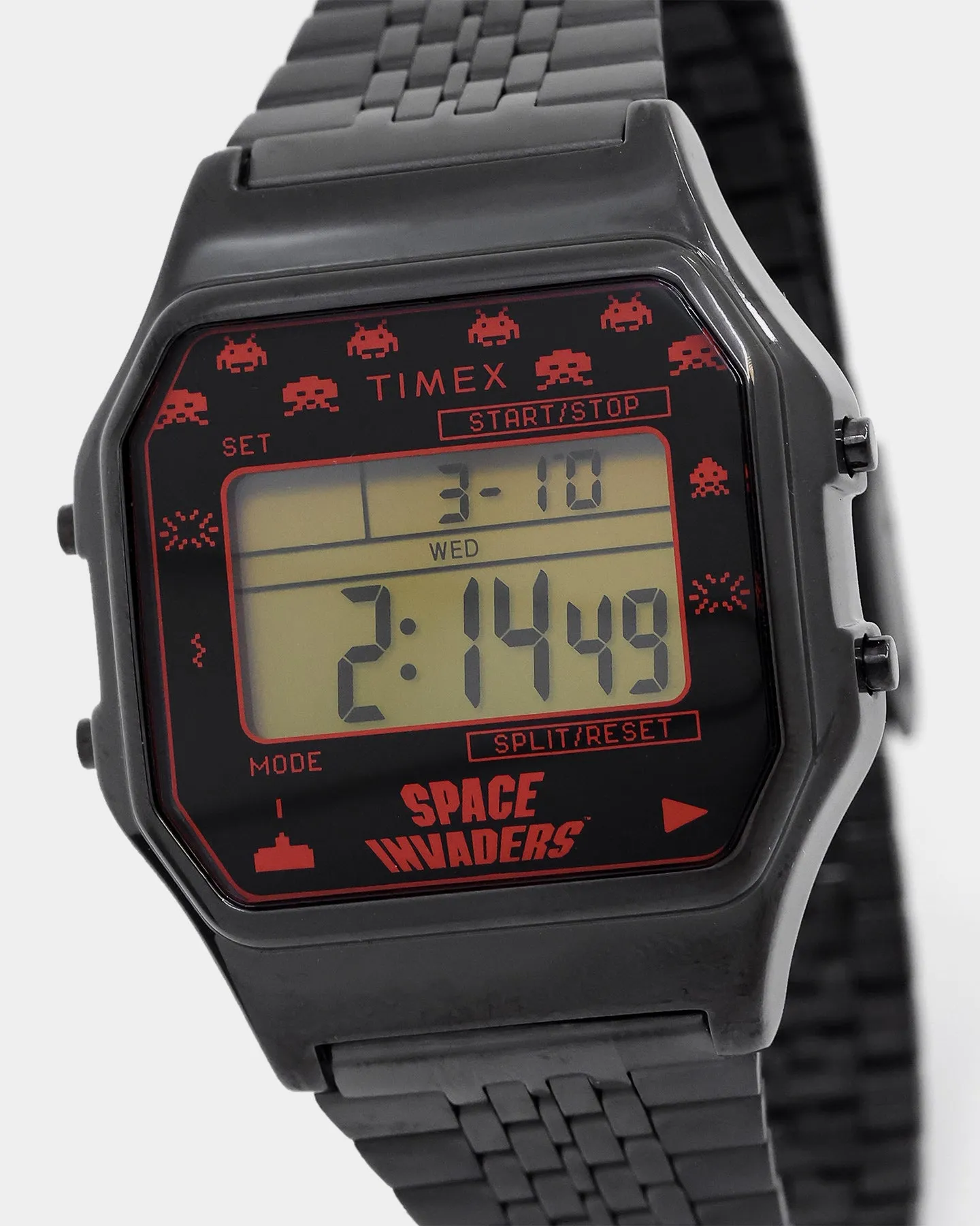 Timex Timex 80 x Space Invaders 34MM Watch Black