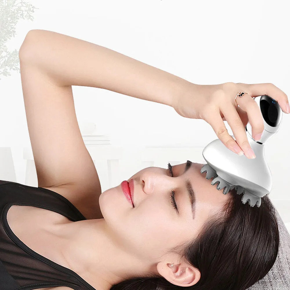 USB Rechargeable Vibrating Handheld Scalp Massager