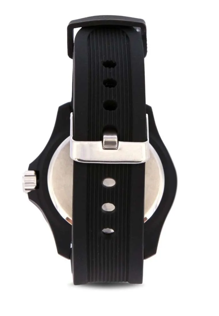 Valentino 20122097-BLACK CASE BLACK RUBBER STRAP Watch for Men