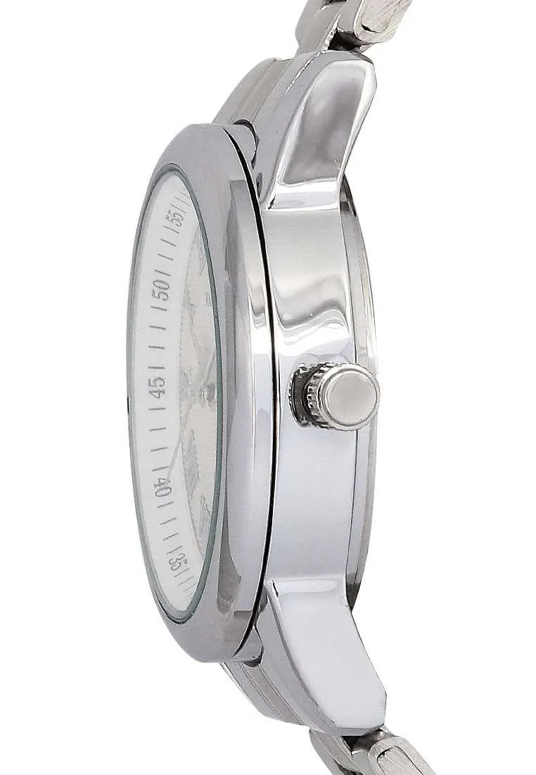 Valentino 20122300-SIL RING-WHT DL Silver Strap for Women