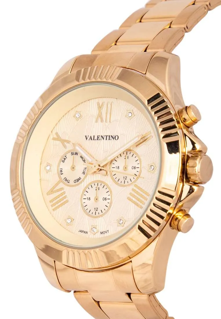 Valentino 20122301-GOLD-GOLD DL Stainless Steel Watch for Women