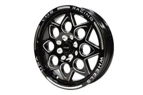 VMS Wheels Rocket 15x3.5 4x100/114.3  10 Offset Black Milling - VWRT002