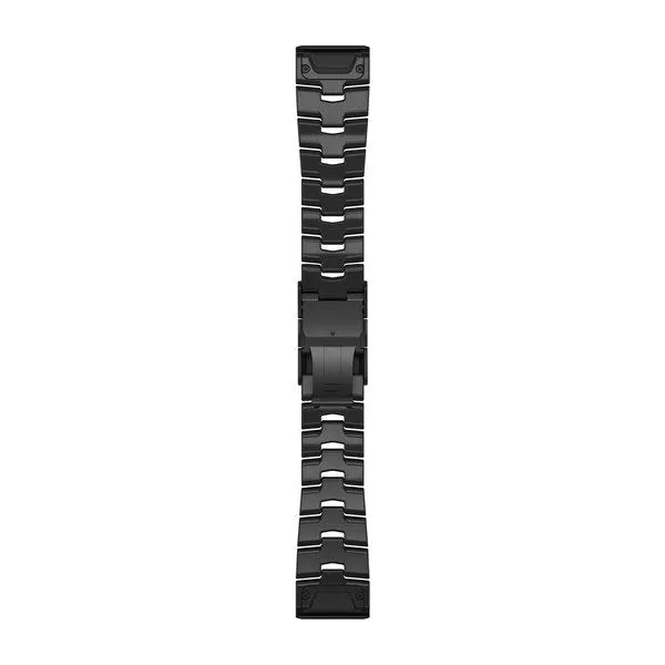 Watch Band QuickFit® 26 Bracciale in titanio traspirante con rivestimento DLC grigio carbone - 010-12864-09