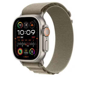 Watch Ultra 2 Gps   Cellular 49Mm Titanium Case With Olive Alpine Loop - Medium