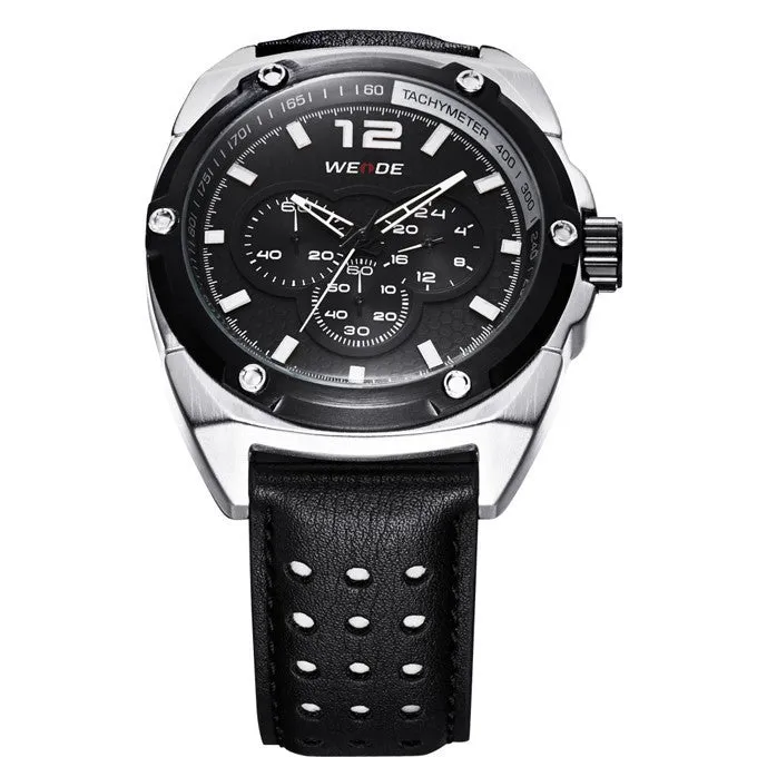 WEIDE New Men's Watch Japan Quartz Military Watch 3ATM Waterproof Sports Watches Men Casual Wrist watch