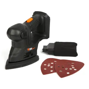 WEN 20401BT 20V Max Cordless Detailing Palm Sander (Tool Only – Battery Not Included)