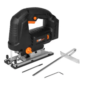 WEN 20670BT 20V Max Cordless Brushless Auto-Speed Jigsaw (Tool Only – Battery Not Included)