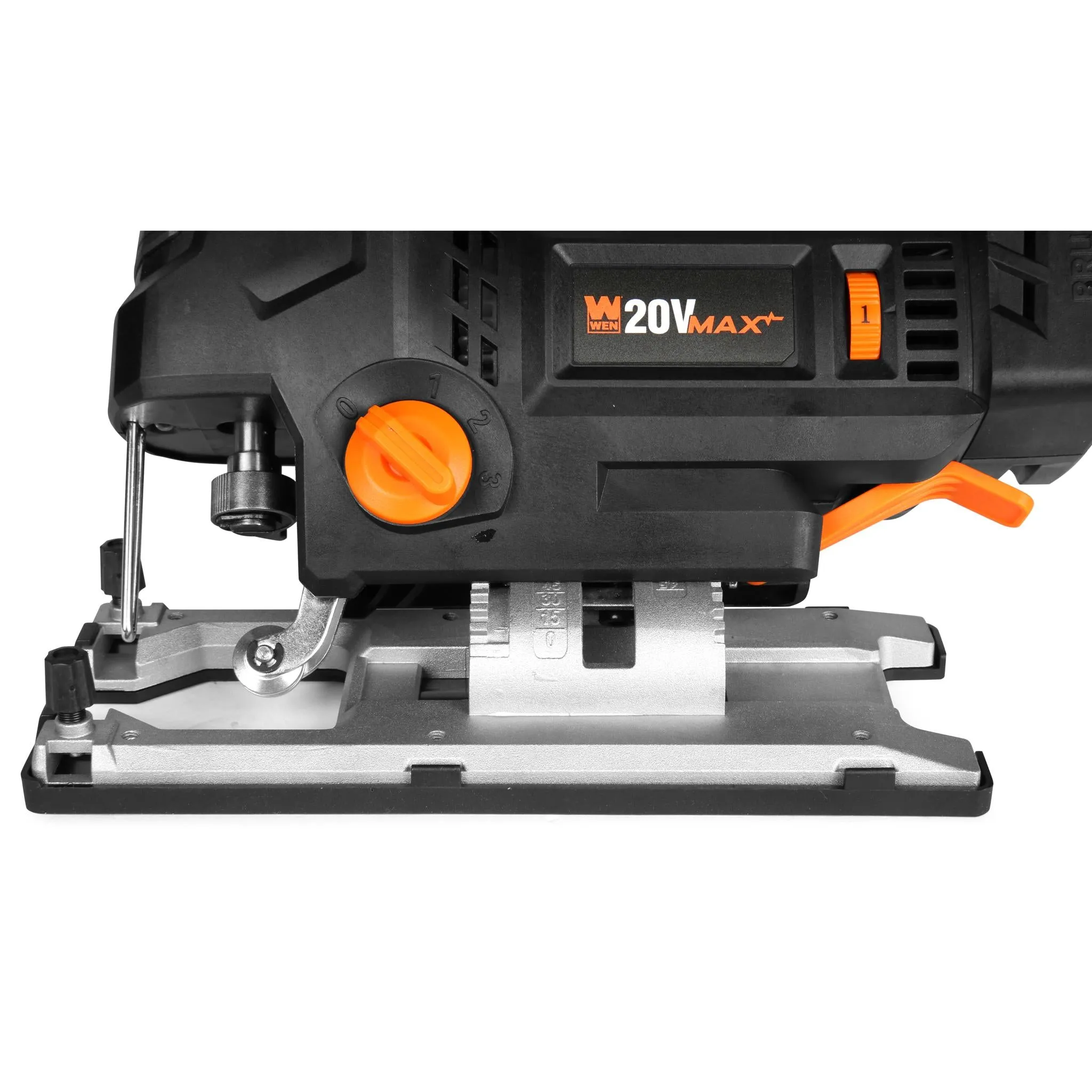 WEN 20670BT 20V Max Cordless Brushless Auto-Speed Jigsaw (Tool Only – Battery Not Included)