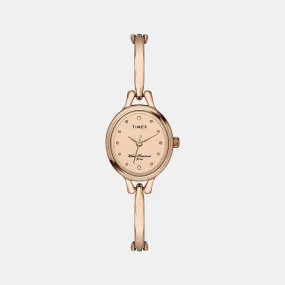 Women Rose Gold Analog Brass Watch TW0TL9312