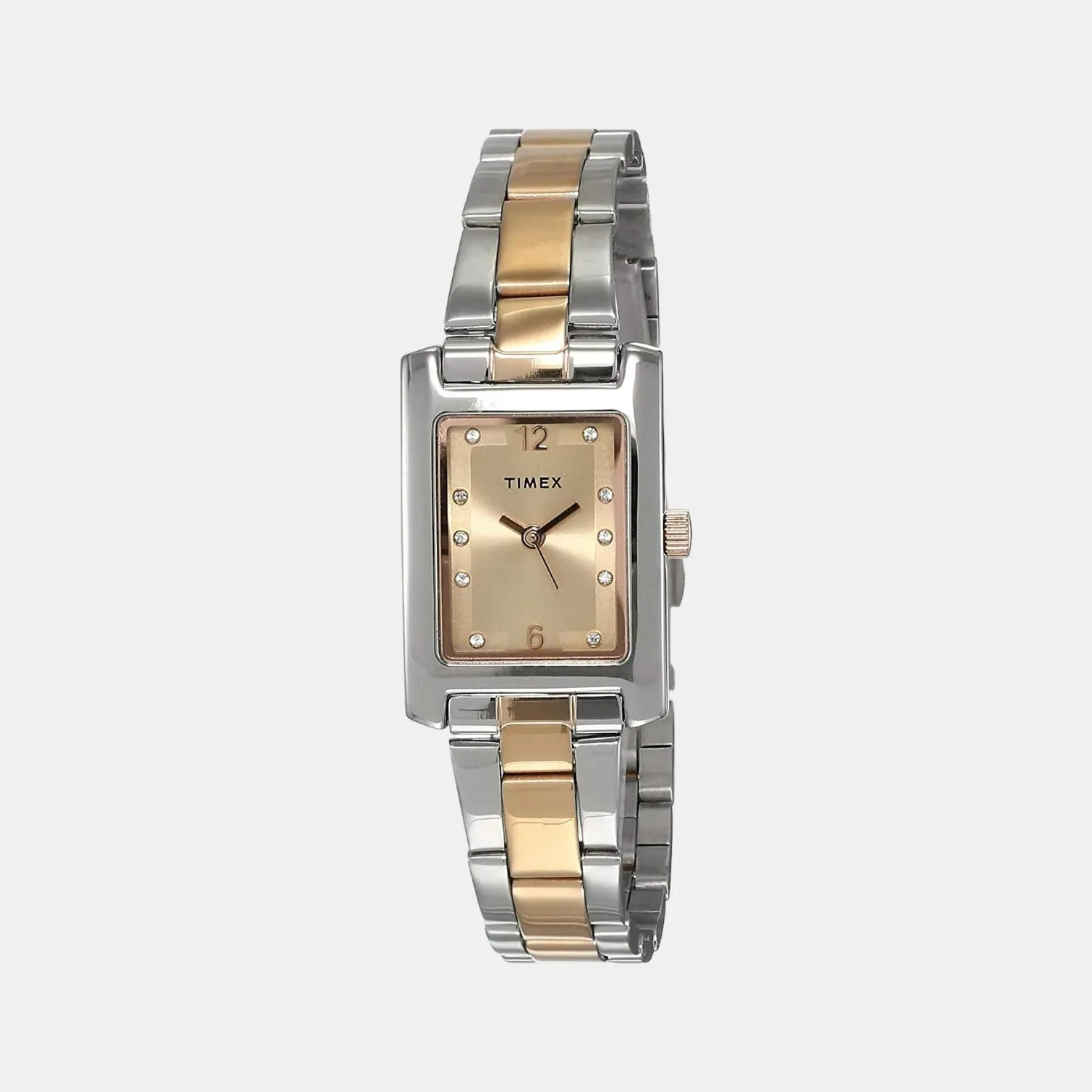 Women Rose Gold Analog Stainless Steel Watch TWTL10604