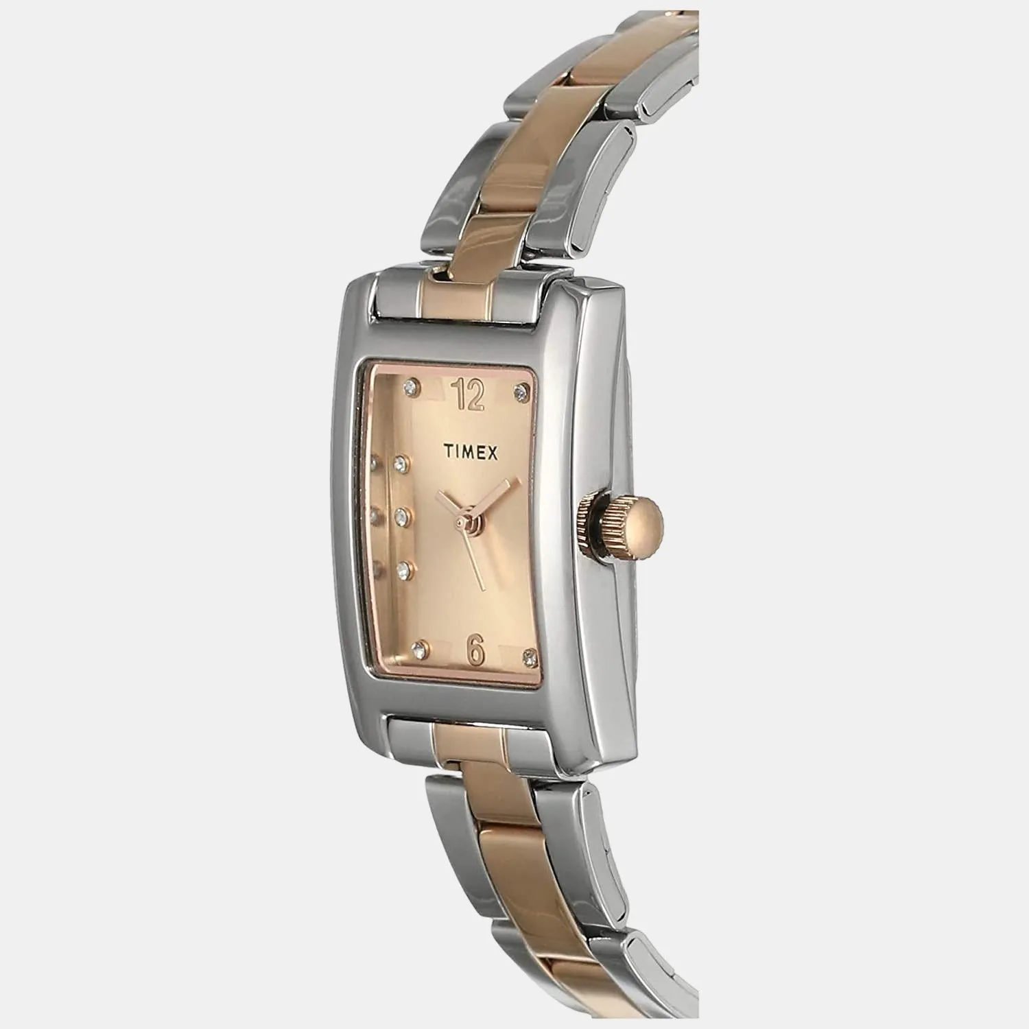 Women Rose Gold Analog Stainless Steel Watch TWTL10604