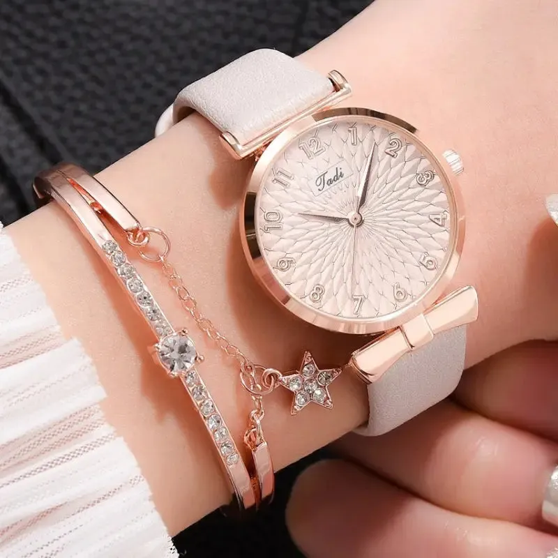 Women's Digital Alloy Watch Bracelet with World Time & Elegant Design