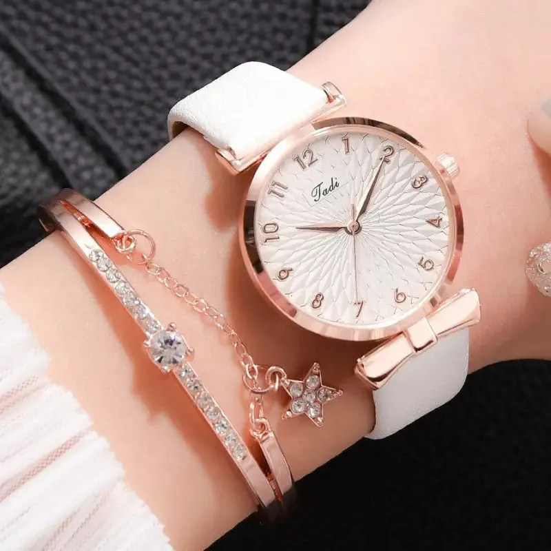 Women's Digital Alloy Watch Bracelet with World Time & Elegant Design