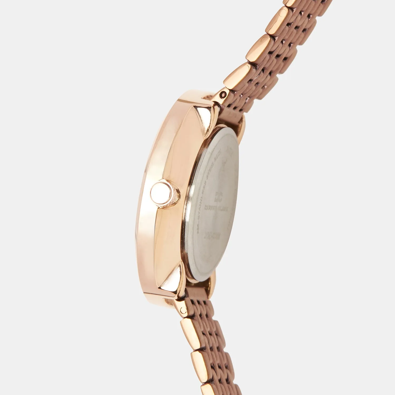 Women's Rose Gold Analog Brass Watch 2004H-C0306