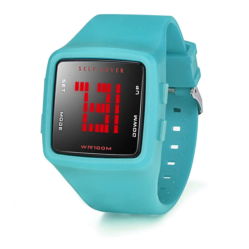 Womens Waterproof  LED Digital Sports Watch