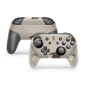 Woodsy Hedgehogs Nintendo Switch Pro Controller Skin