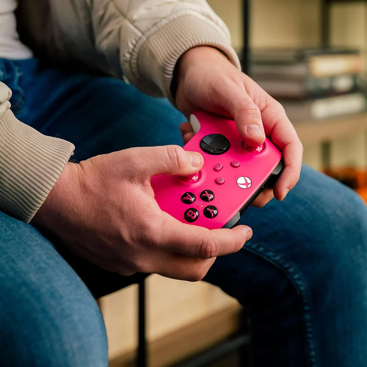 Xbox Wireless Controller – Deep Pink for Xbox Series X|S, Xbox One, and Windows Devices