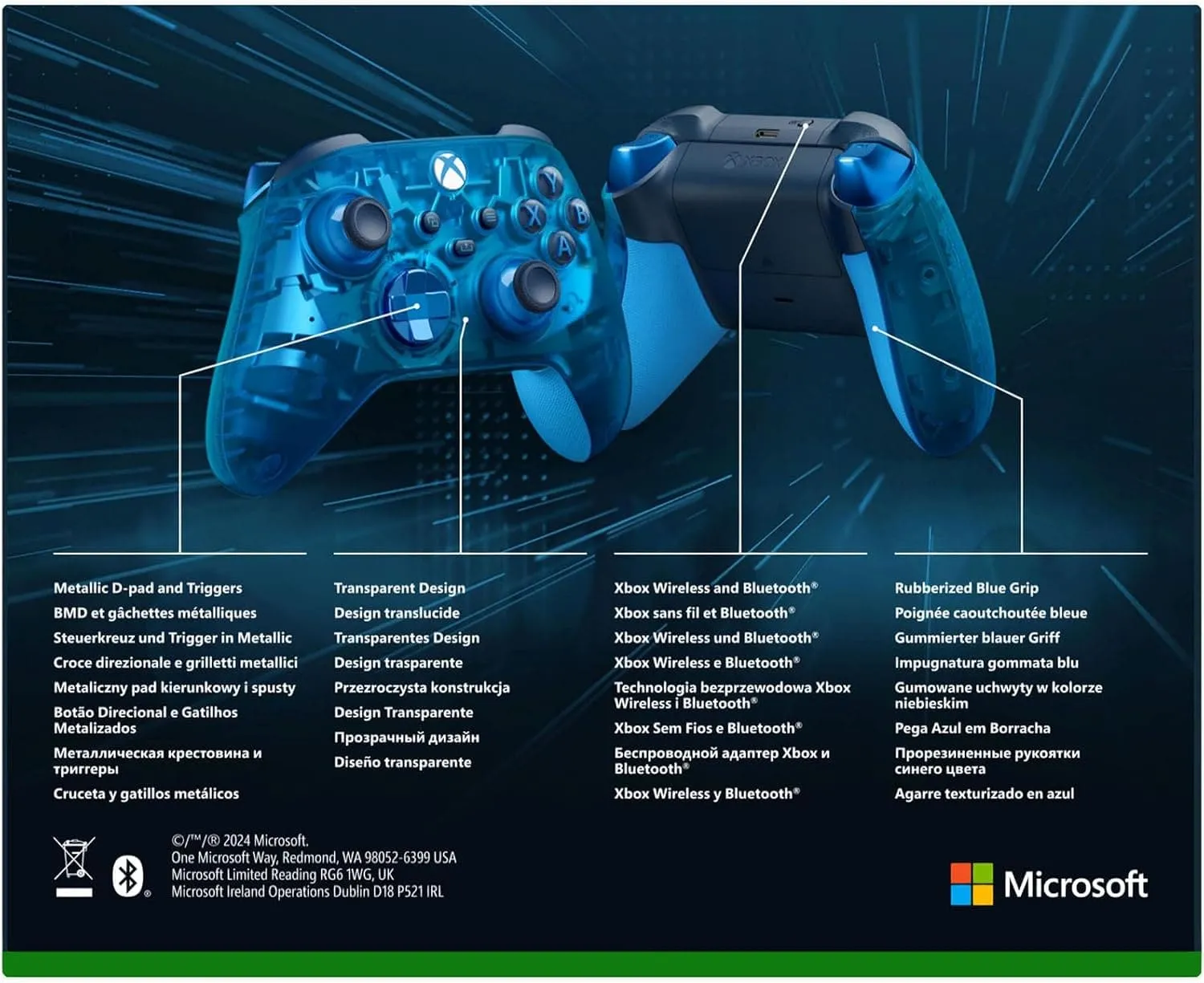 Xbox Wireless Controller – Sky Cipher Special Edition, Series X|S, One, and Windows