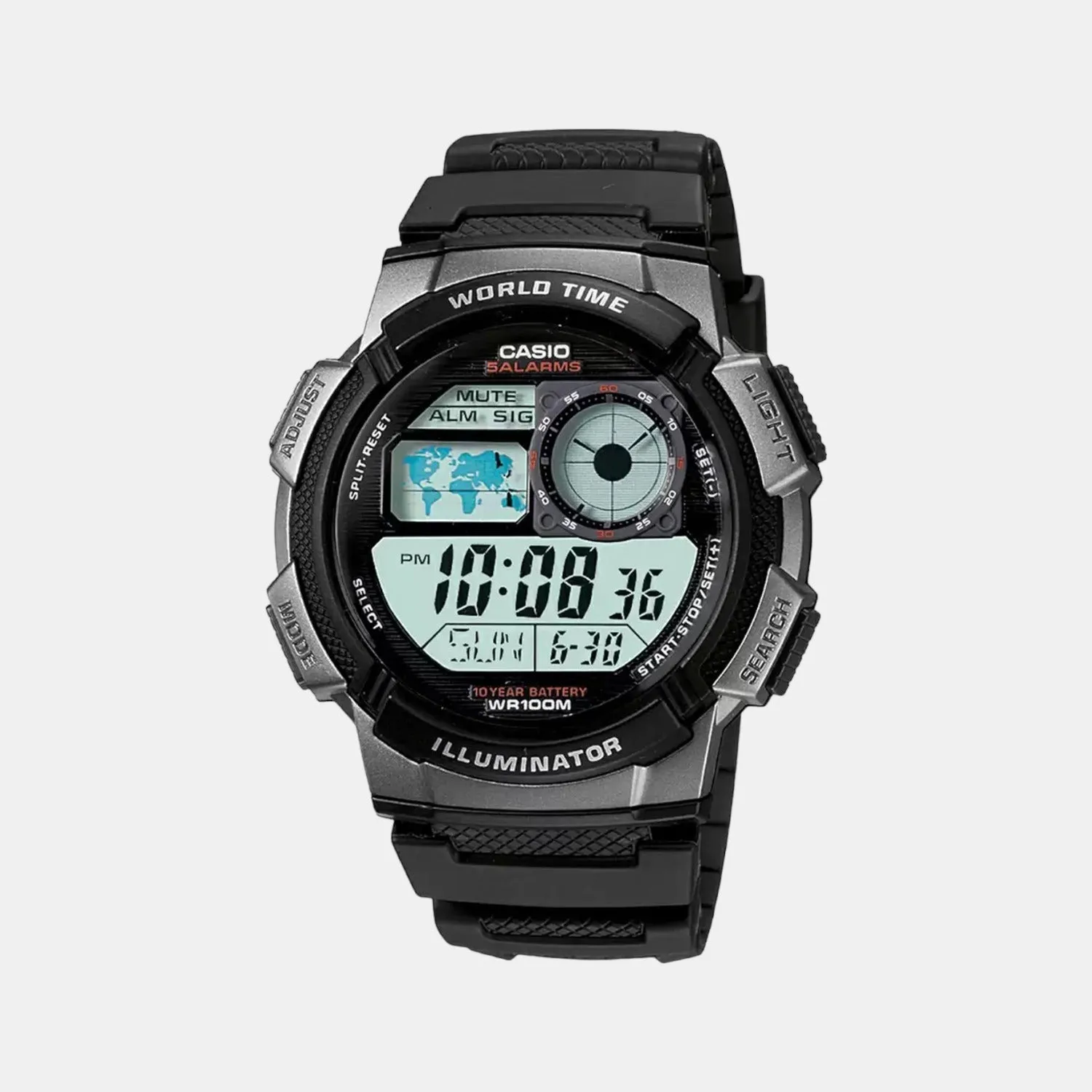 Youth Men's Digital Resin Watch D081 - AE-1000W-1BVDF