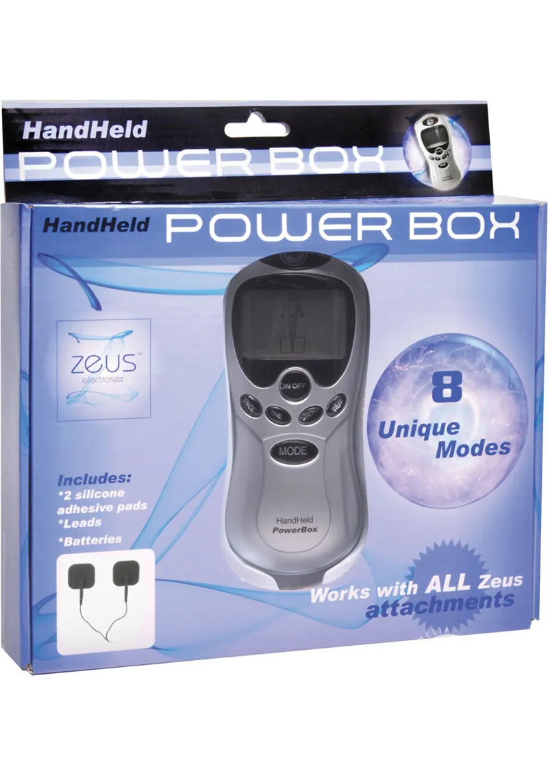 Zeus Electrosex Powerbox - Handheld - 8 Modes - Digital